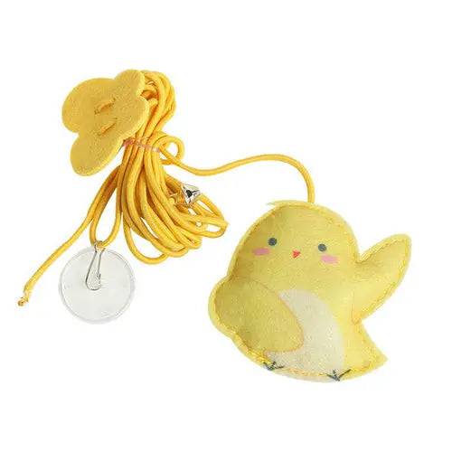 Bird Simulation Cat Scratch Rope Interactive Retractable Hanging Toy - TrendyPet's Zone