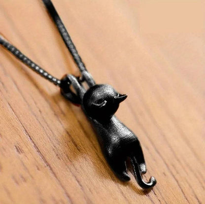Black Cat Necklace for Women Cute Animal Pendant Funny Birthday Gift Fashion Necklace Jewelry TRENDYPET'S ZONE