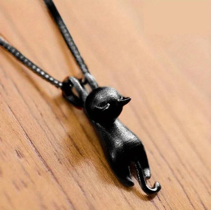 Black Cat Necklace for Women Cute Animal Pendant Funny Birthday Gift Fashion Necklace Jewelry TRENDYPET'S ZONE