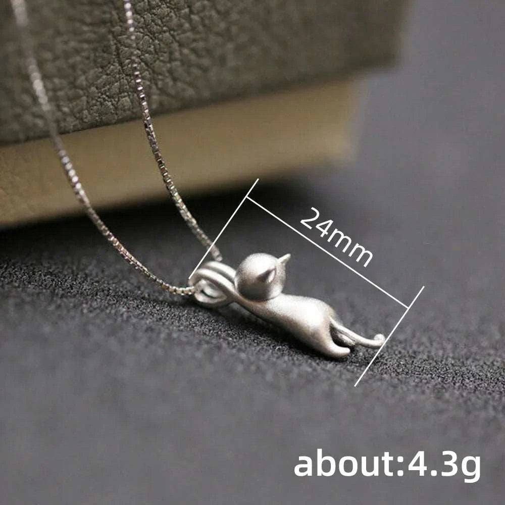 Black Cat Necklace for Women Cute Animal Pendant Funny Birthday Gift Fashion Necklace Jewelry TRENDYPET'S ZONE