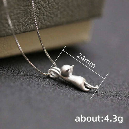 Black Cat Necklace for Women Cute Animal Pendant Funny Birthday Gift Fashion Necklace Jewelry TRENDYPET'S ZONE