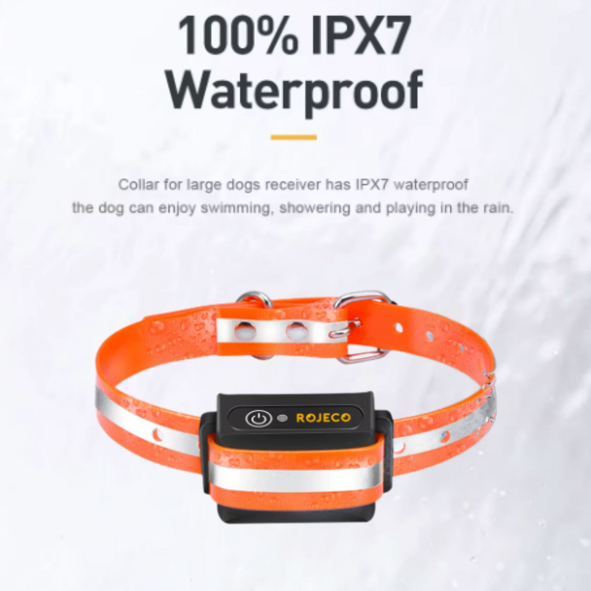 Black Dog Training Collar with 3300FT Remote, IPX7 Waterproof Rechargeable Shock Collar, 3 Safe Training Modes, Adjustable Electronic Collar - TrendyPet's Zone