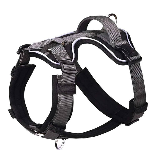 Black No Pull Dog Harness Reflective Vest With Control Handle For Small Medium Large Dogs Walking Training Harnesses - TrendyPet's Zone