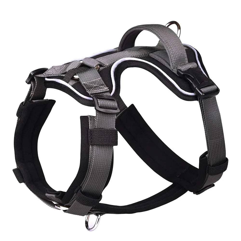 Black No Pull Dog Harness Reflective Vest With Control Handle For Small Medium Large Dogs Walking Training Harnesses - TrendyPet's Zone