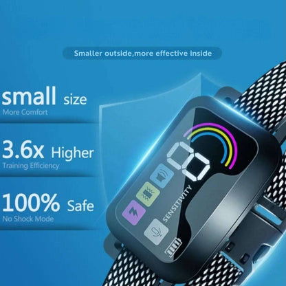 Black Smart Anti Barking Collar for Small Medium Large Breed Dogs Rechargeable Puppy Bark Collar with 4 Training Modes & 8 Adjustable Sensitivity TRENDYPET'S ZONE