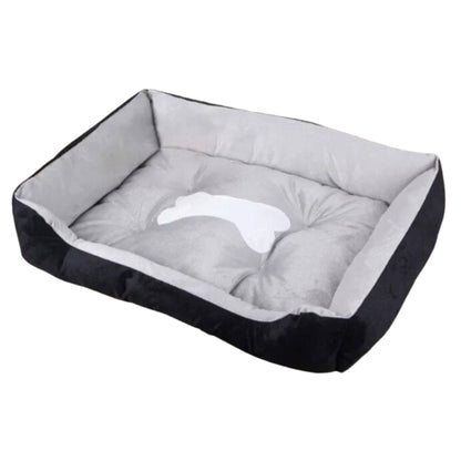 Black Warm Comfortable Dog Sleeping Sofa Bed Soft PP Cotton Nest For Small Medium Large Dogs Pet Puppy Kennel Basket Mat TRENDYPET'S ZONE