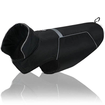 Black Waterproof Dog Coat Warm Winter Puppy Jacket Vest Pet Clothes Apparel - TrendyPet's Zone