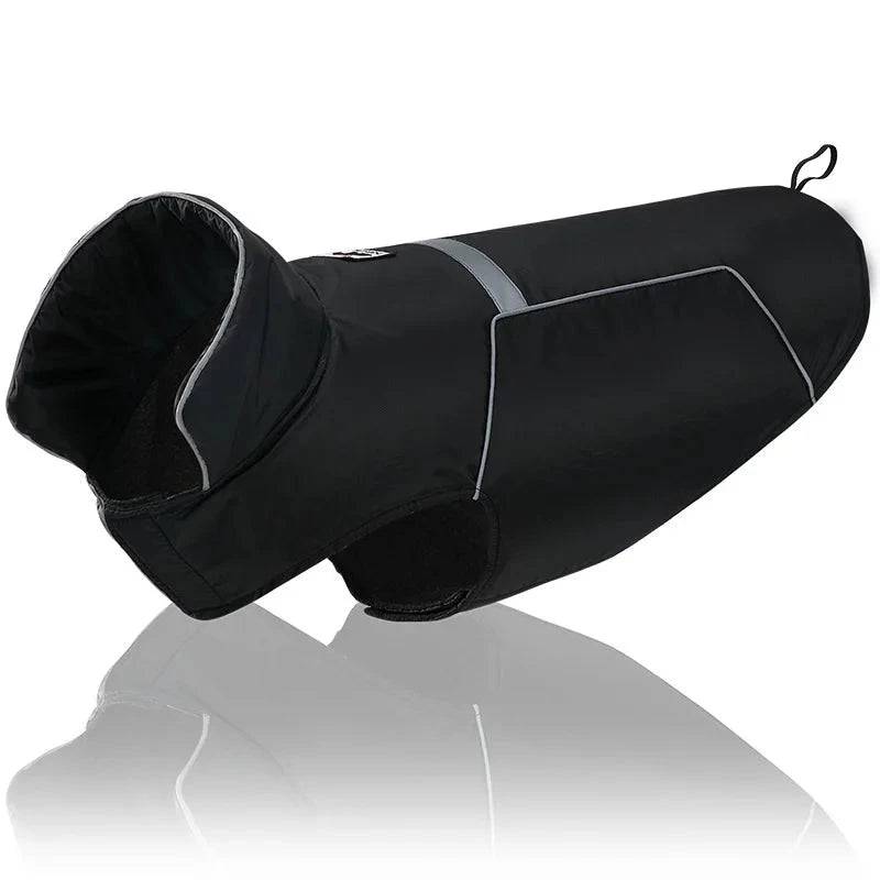 Black Waterproof Dog Coat Warm Winter Puppy Jacket Vest Pet Clothes Apparel - TrendyPet's Zone
