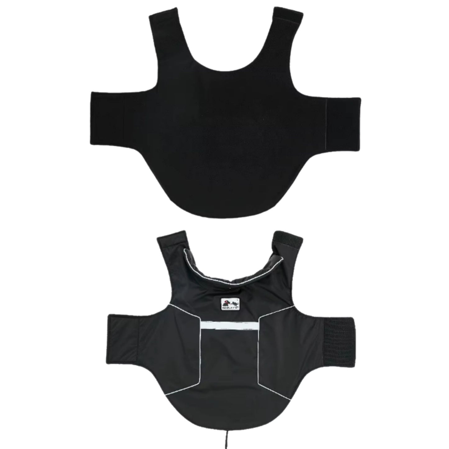 Black Waterproof Dog Coat Warm Winter Puppy Jacket Vest Pet Clothes Apparel - TrendyPet's Zone