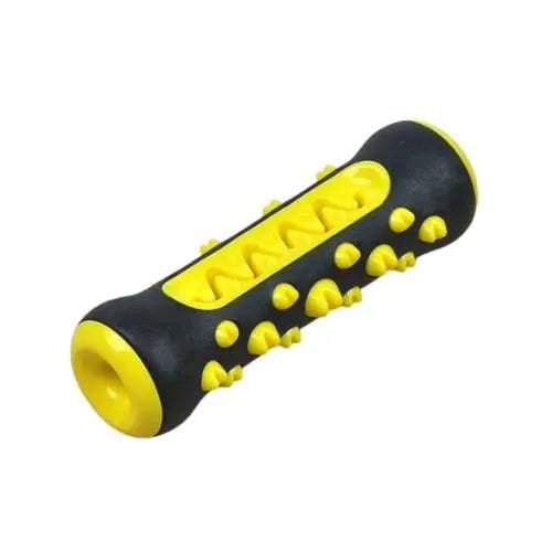 Black Yellow Dog Teeth Grinding Stick Gnawing Teeth Clean Bone Dog Tooth Brush Chewing Gum Pet Toy Dog Bite Resistant Molar Training Grinding - TrendyPet's Zone