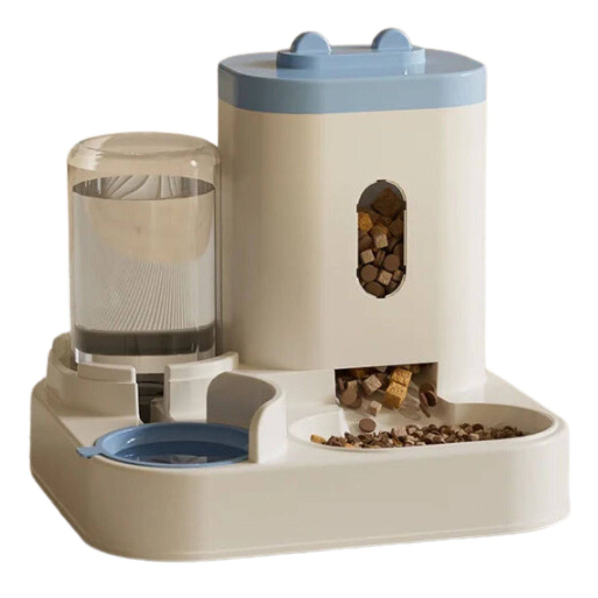 Blue Automatic Feeder Cat Dog Food Bowl Pet Large 2L Food Storage Dispenser Container Puppy Pet Kitten Accessories - TrendyPet's Zone