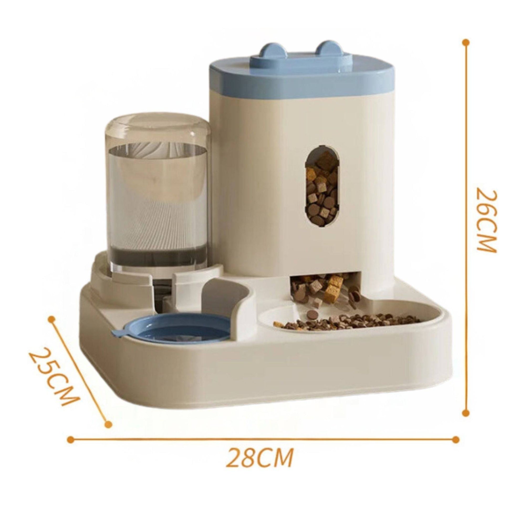 Blue Automatic Feeder Cat Dog Food Bowl Pet Large 2L Food Storage Dispenser Container Puppy Pet Kitten Accessories - TrendyPet's Zone