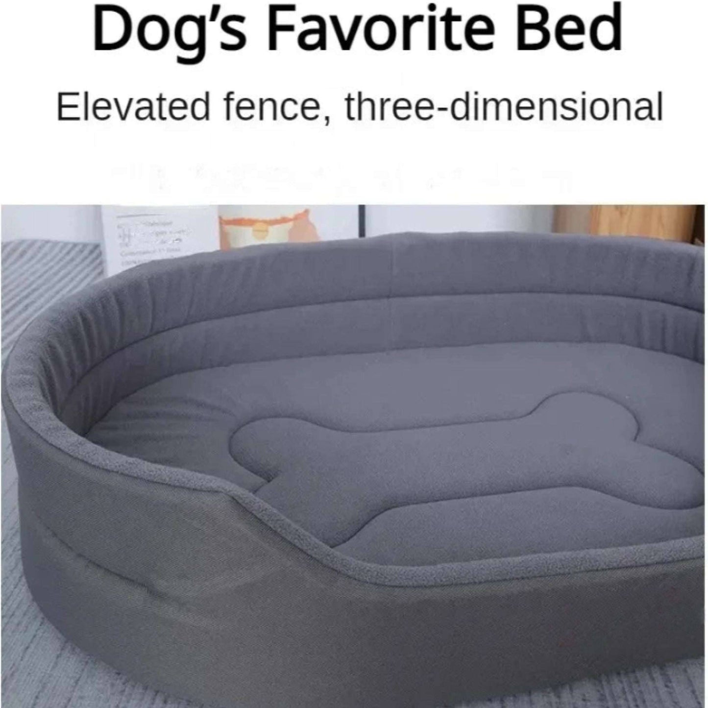 Blue Dog Cushions Pet Sofa Beds Large Dogs Fluffy Pets Accessories Mat Products Puppy Supplies - TrendyPet's Zone
