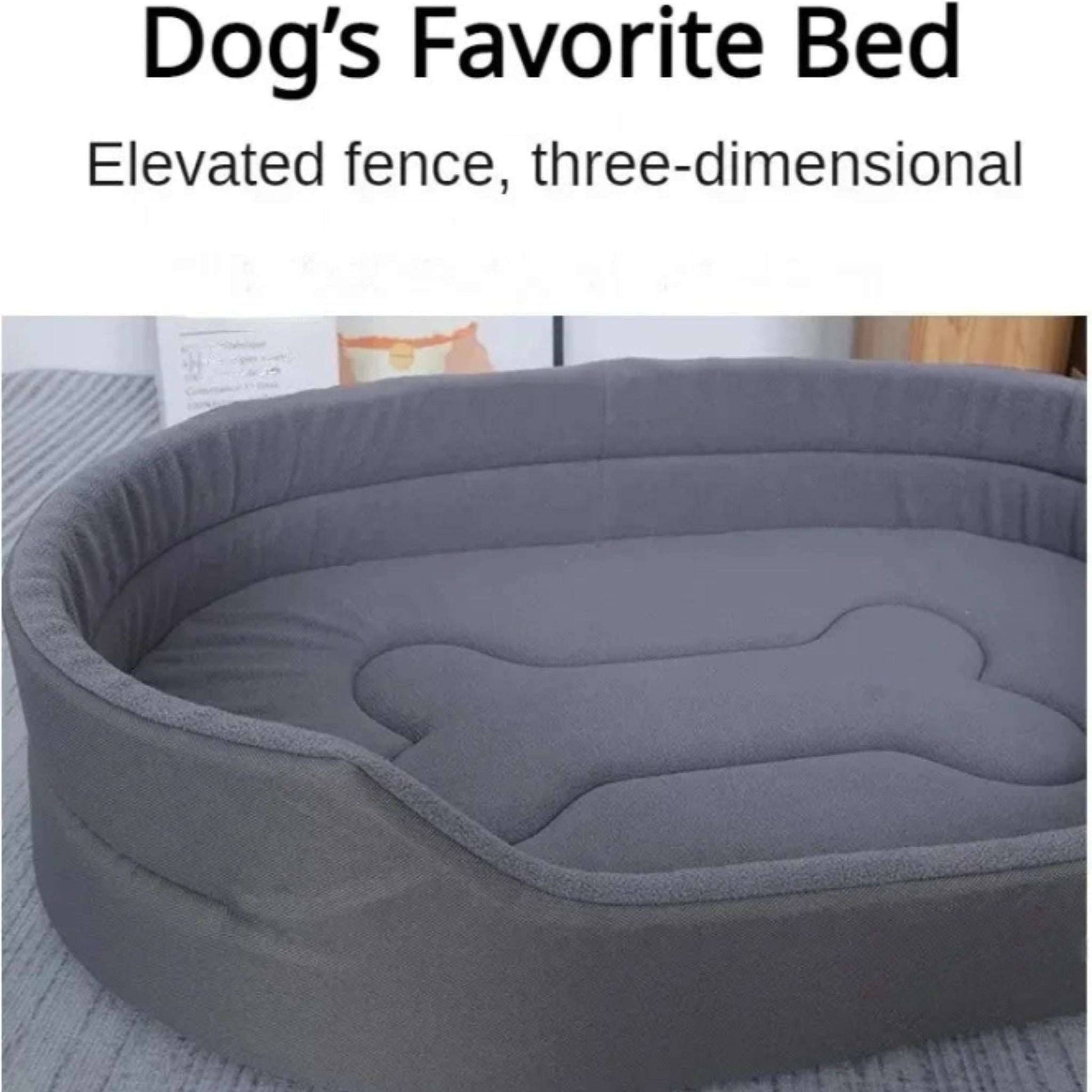 Blue Dog Cushions Pet Sofa Beds Large Dogs Fluffy Pets Accessories Mat Products Puppy Supplies - TrendyPet's Zone