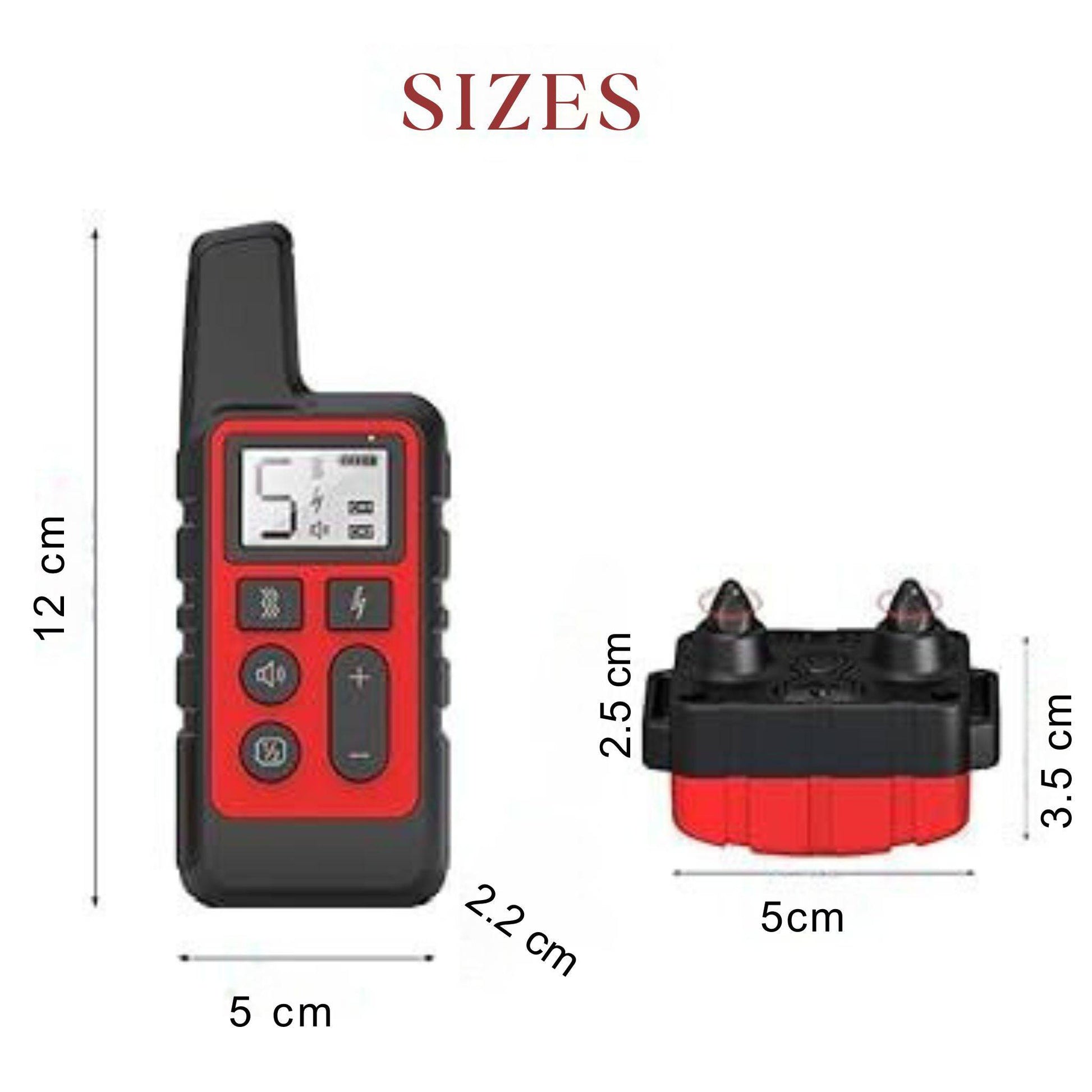 Blue Dog Training Collar 500m Control Trainer Device Vibration / Electrostatic pulse / Warning Stop Bark Deterrents - TrendyPet's Zone