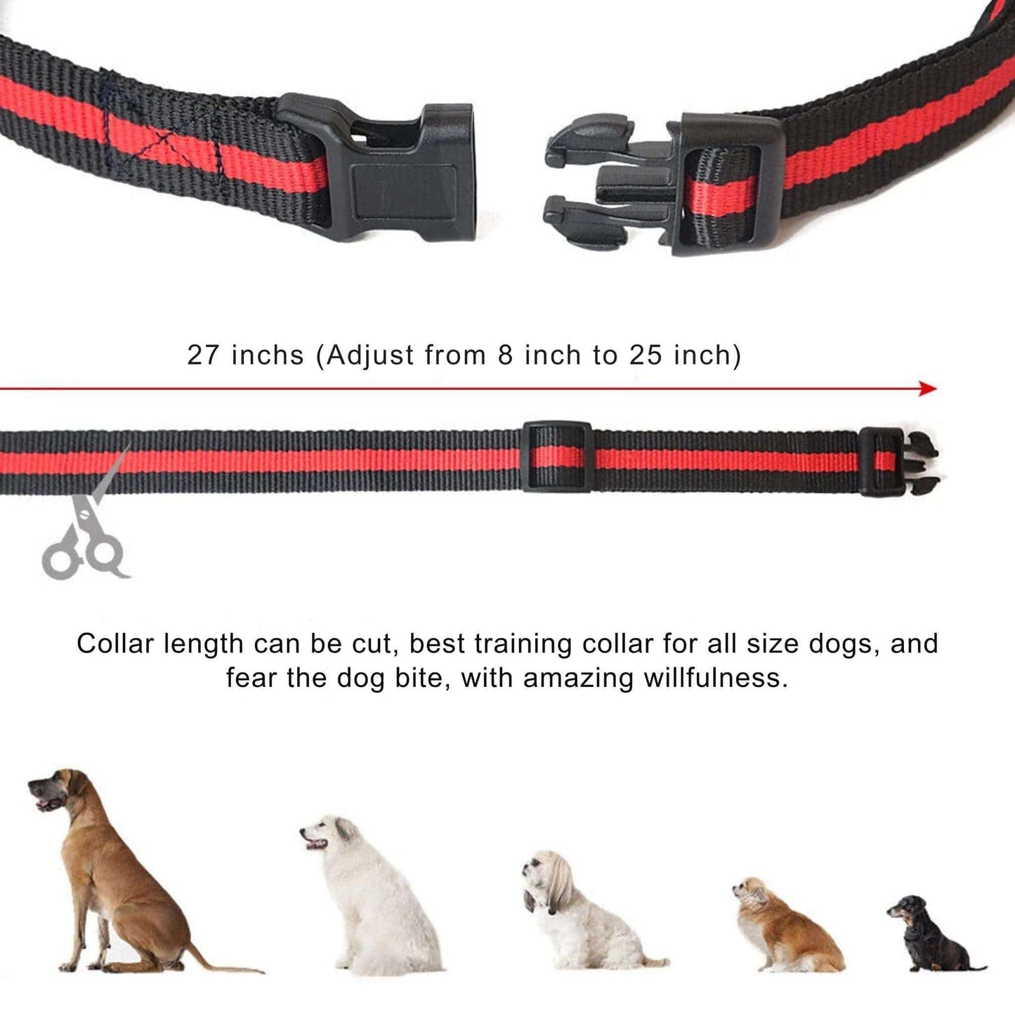 Blue Dog Training Collar 500m Control Trainer Device Vibration / Electrostatic pulse / Warning Stop Bark Deterrents - TrendyPet's Zone