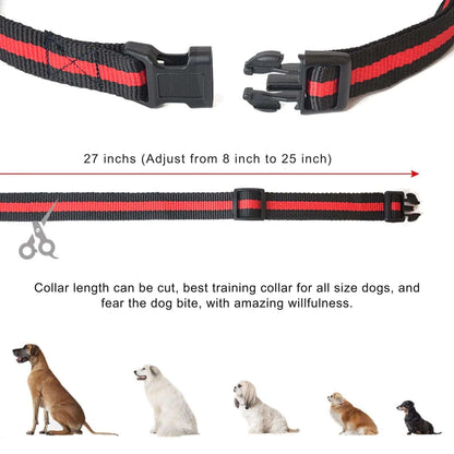 Blue Dog Training Collar 500m Control Trainer Device Vibration / Electrostatic pulse / Warning Stop Bark Deterrents - TrendyPet's Zone