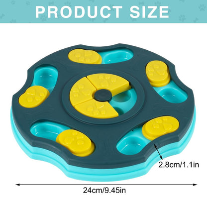 Blue TrendyPet's Zone interactive dog puzzle toy and slow feeder designed to boost IQ and entertain pets.