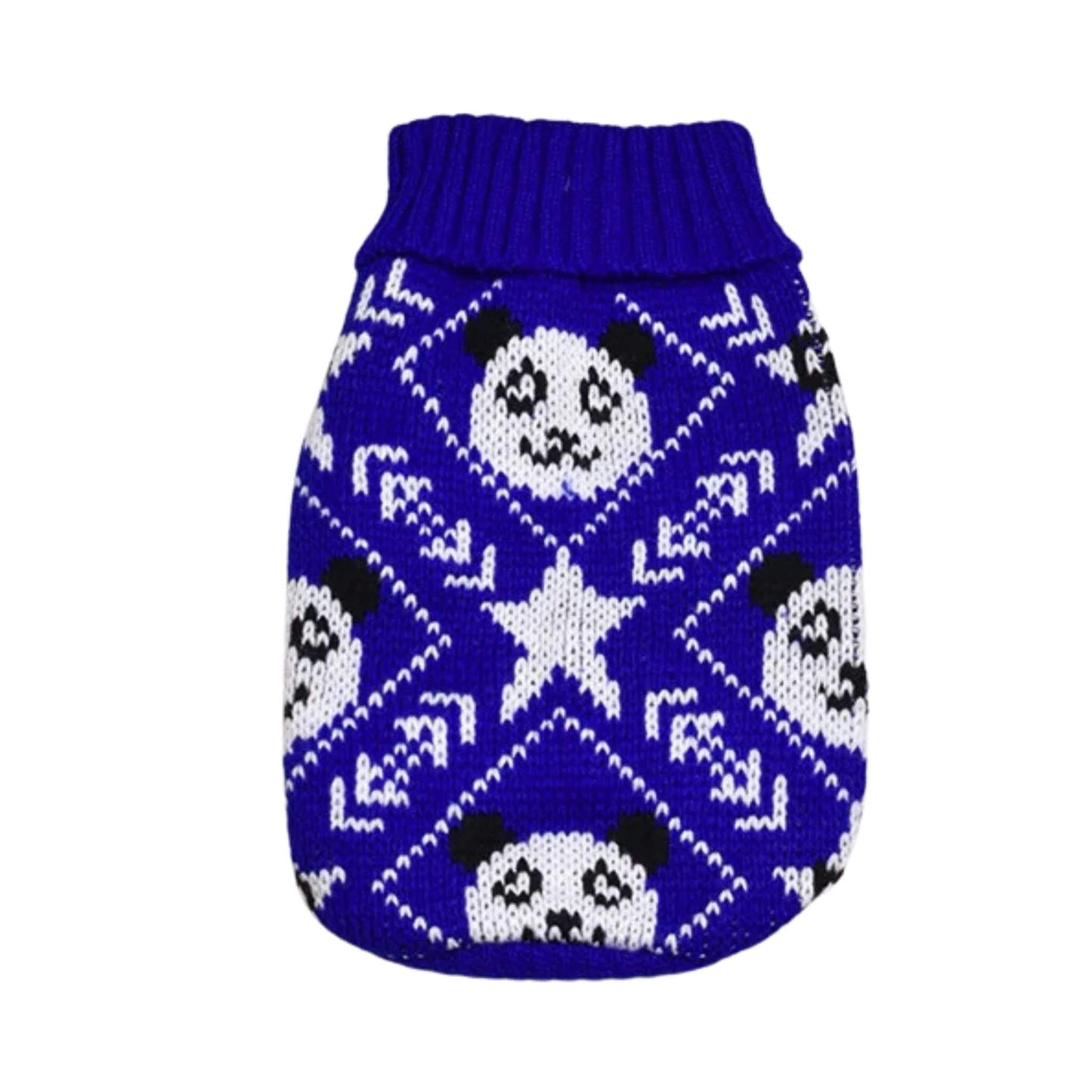 Blue Panda Warm Knitted Pet Dogs Cats Sweater Winter Clothes - TrendyPet's Zone