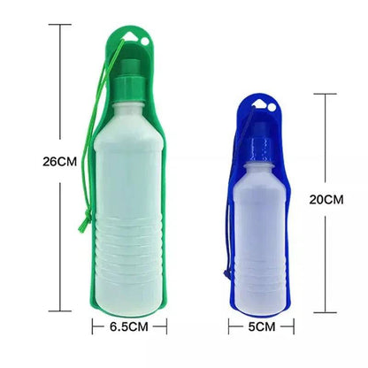Blue Portable Pet Travel Water Bowl Bottle Feeder Drinking Fountain TRENDYPET'S ZONE