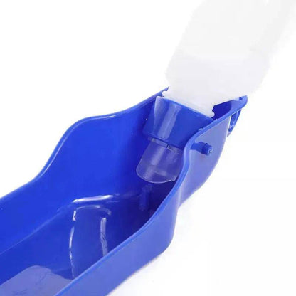 Blue Portable Pet Travel Water Bowl Bottle Feeder Drinking Fountain TRENDYPET'S ZONE