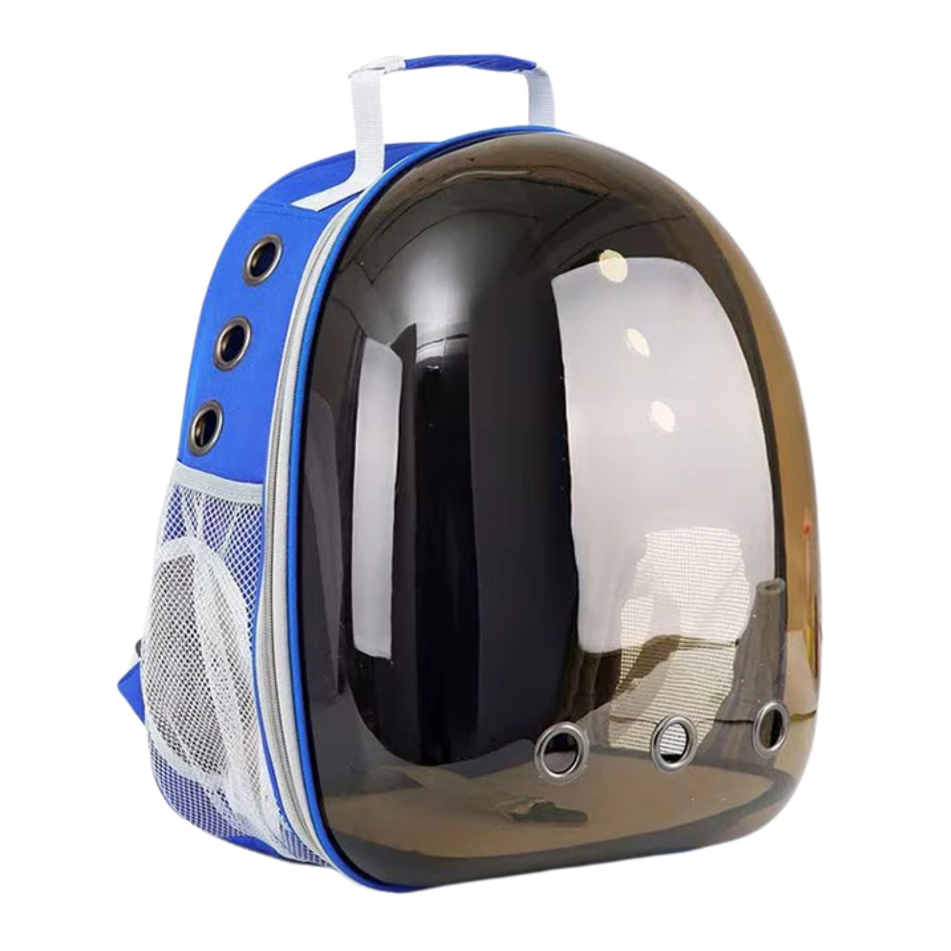 Blue Red Pet Carrier Backpack Transparent Capsule Bubble Backpack TrendyPet's Zone