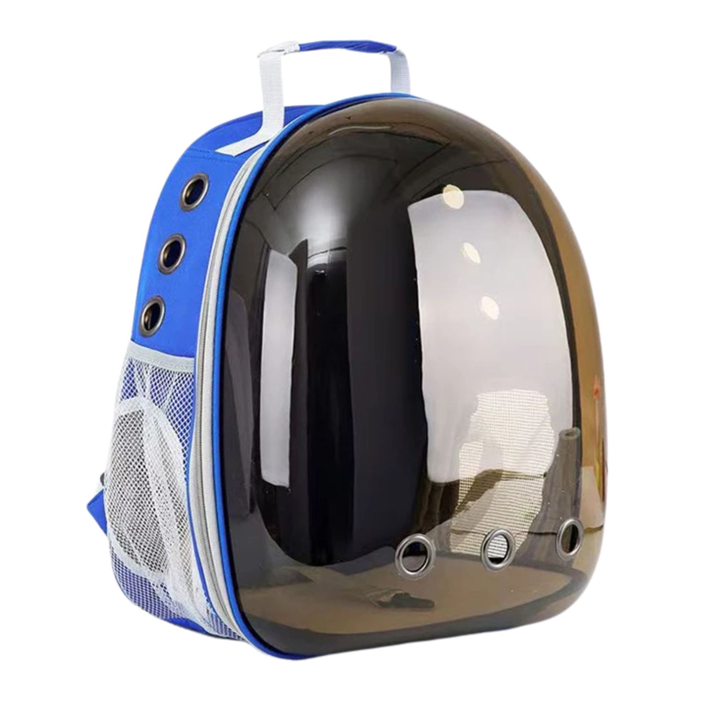 Blue Red Pet Carrier Backpack Transparent Capsule Bubble Backpack TrendyPet's Zone