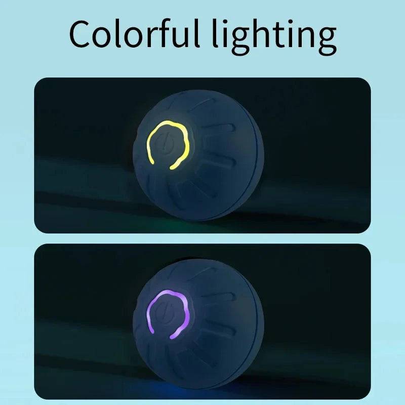 Blue Smart Dog Toy Ball Electronic Interactive Pet Moving Ball USB Automatic Bouncing for Puppy - TrendyPet's Zone