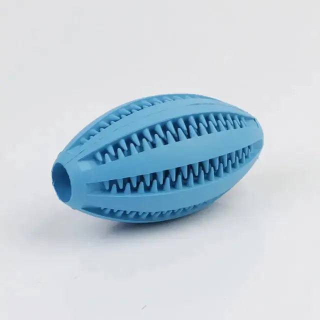 Blue Toys for Dogs Ball Interactive Toys Dog Chew Toys Tooth Cleaning Elasticity Small Big Dog Toys Rubber Pet Ball Toys - TrendyPet's Zone
