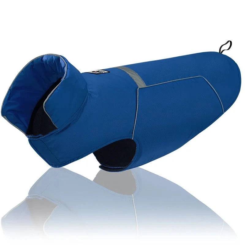 Blue Waterproof Dog Coat Warm Winter Puppy Jacket Vest Pet Clothes Apparel - TrendyPet's Zone