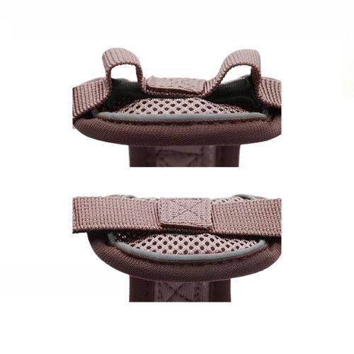 Brown Dog Harness Leash Set Reflective Breathable Vest Adjustable Chest Strap - TrendyPet's Zone