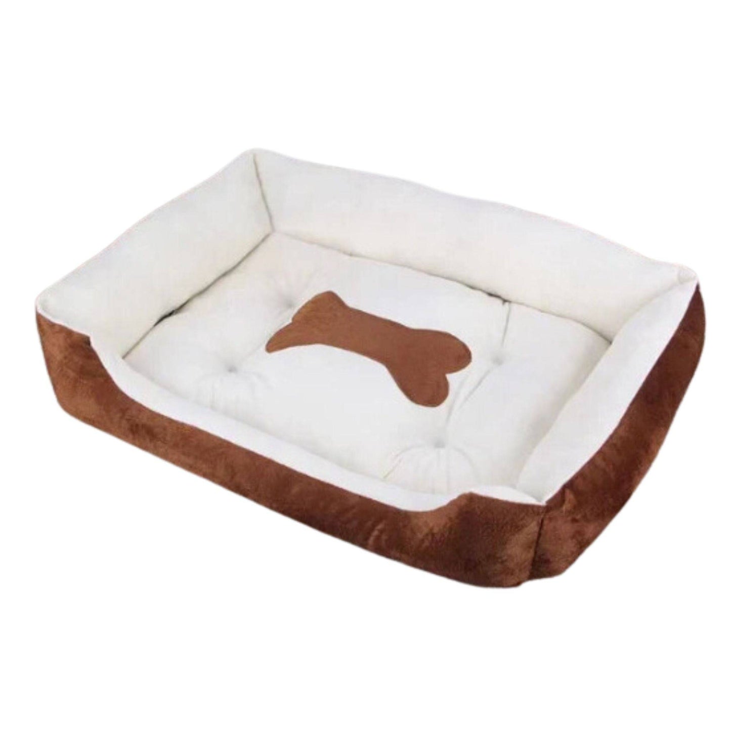 Brown Warm Comfortable Dog Sleeping Sofa Bed Soft PP Cotton Nest For Small Medium Large Dogs Pet Puppy Kennel Basket Mat - TrendyPet's Zone