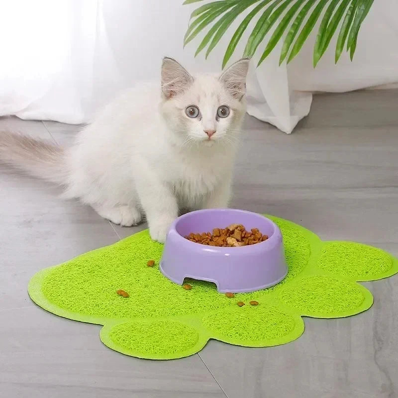 Pink waterproof pet litter mat by TrendyPet's Zone, non-slip PVC trap mat with high resilience fibers for cats and small dogs.