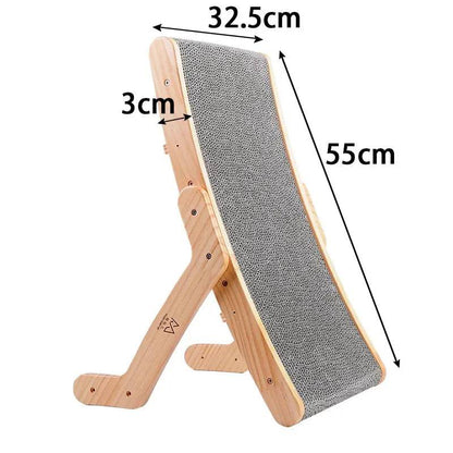 Cat Scratcher Scraper Replaceable Corrugated Cat Scratching Board Without Wood Frame Grinding Claw Toys Pet Furniture Protector - TrendyPet's Zone