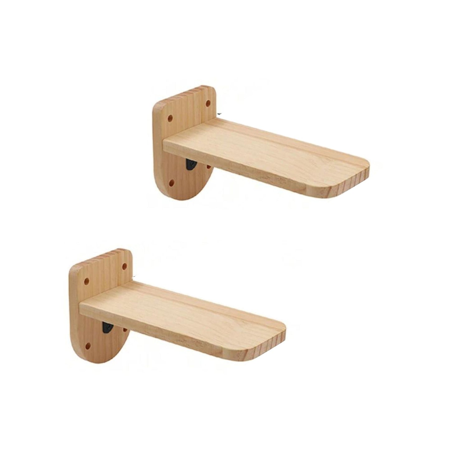 Cat Wall Shelf Steps Furniture for Wall Mounted for Most Kitten, Medium and Large Cats, 2 of Pack - TrendyPet's Zone