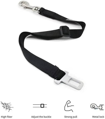 Dark Green Base Model Pet Supplies Car Seat Belt Dog Seat Belt Dog Leash Vehicle Belt Adjustable Cushioning Elastic Reflective Safety Rope for Dog Cat - TrendyPet's Zone