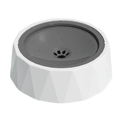 Dark Grey 1L Pet Floating Water Bowl For Cat Dog No-Spill Large Capacity Slow Water Feeder Dispenser - TrendyPet's Zone