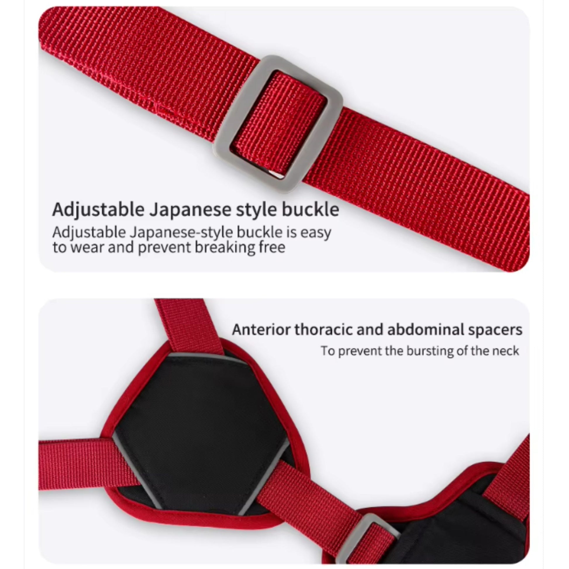 Red Reflective Adjustable Dog Harness No Pull Design - TrendyPet's Zone