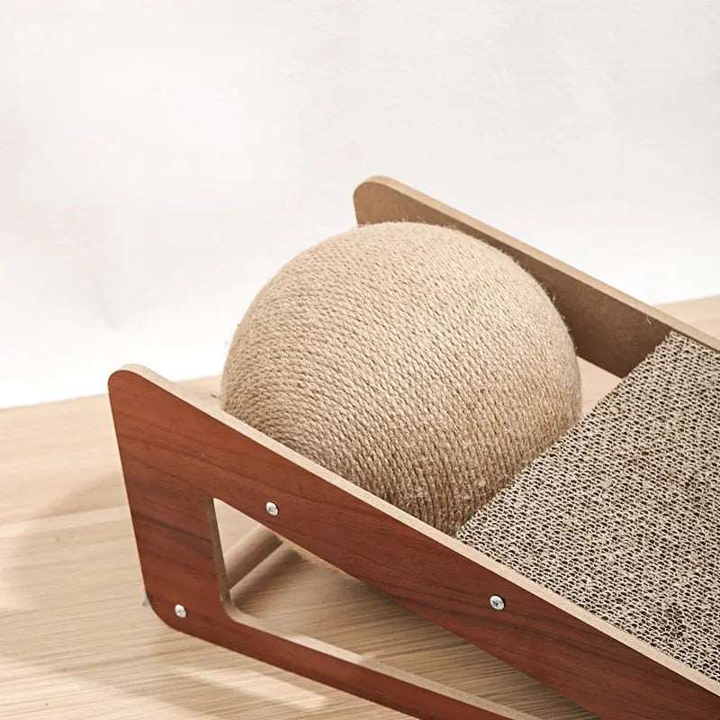 Dual purpose Cat Scratcher Board Sisal Rope Ball Detachable Cat Scraper Scratching Post for Cats Grinding Claw Climbing Toy Pet Cat Furniture Supplies - TrendyPet's Zone
