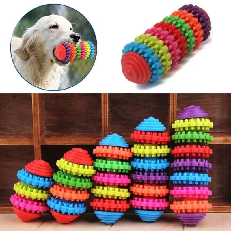Durable Rubber Pet Dog Puppy Cat Dental Teething Healthy Teeth Gums Chew Toy  Dog Stuff  Dog Toys for Large Dogs Jouet Chat - TrendyPet's Zone