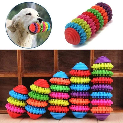 Durable Rubber Pet Dog Puppy Cat Dental Teething Healthy Teeth Gums Chew Toy  Dog Stuff  Dog Toys for Large Dogs Jouet Chat - TrendyPet's Zone