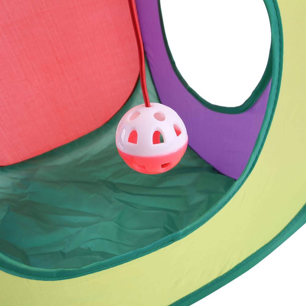 Foldable Cat Cube Tunnel Available for Pet Kitten Rolling Channel For Indoor Outdoor - TrendyPet's Zone