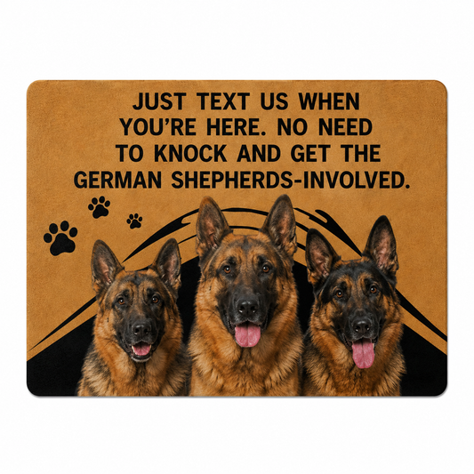 German Shepherds Doormat Pet Dog German Shepherds 3D Printed My Dog Doormat Non Slip Door Floor Mat Decor Porch Doormat TrendyPet's Zone