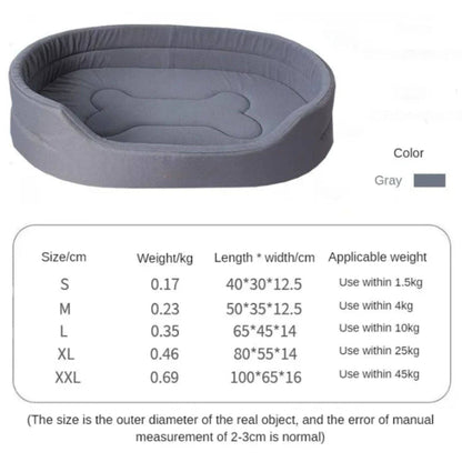 Gray Dog Cushions Pet Sofa Beds Large Dogs Fluffy Pets Accessories Mat Products Puppy Supplies - TrendyPet's Zone