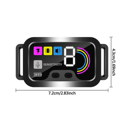 Gray Smart Anti Barking Collar for Small Medium Large Breed Dogs Rechargeable Puppy Bark Collar with 4 Training Modes & 8 Adjustable Sensitivity - TrendyPet's Zone