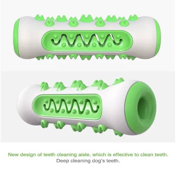 Green Dog Teeth Grinding Stick Gnawing Teeth Clean Bone Dog Tooth Brush Chewing Gum Pet Toy Dog Bite Resistant Molar Training Grinding - TrendyPet's Zone