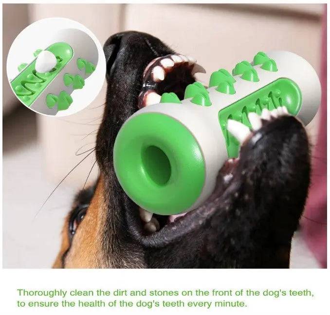 Green Dog Teeth Grinding Stick Gnawing Teeth Clean Bone Dog Tooth Brush Chewing Gum Pet Toy Dog Bite Resistant Molar Training Grinding - TrendyPet's Zone