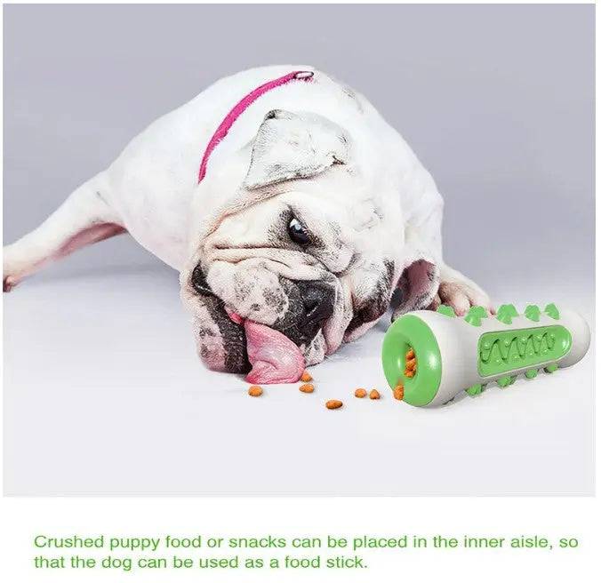 Green Dog Teeth Grinding Stick Gnawing Teeth Clean Bone Dog Tooth Brush Chewing Gum Pet Toy Dog Bite Resistant Molar Training Grinding - TrendyPet's Zone