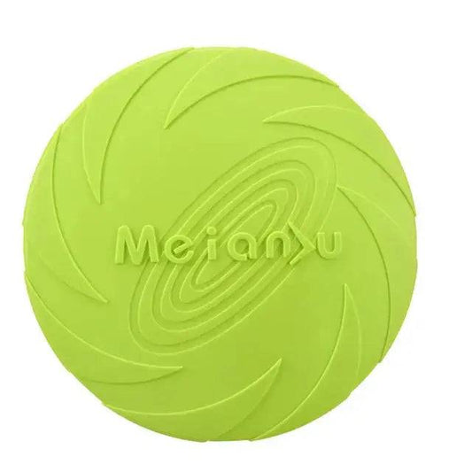 Green Fashion Pet Dog Silicone Game Frisbeed Dog Toy Flying Discs Training Interactive Toys Pet Supplies Flying Disc 15/18/22cm - TrendyPet's Zone