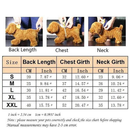 Green Winter Clothes For Small Medium Pet Cat Dog Clothing Hoodies Outfits Coats Jackets Costumes Sweatshirts - TrendyPet's Zone